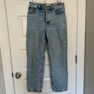 Abercrombie & Fitch High Rise Dad Jean 27 short curve love